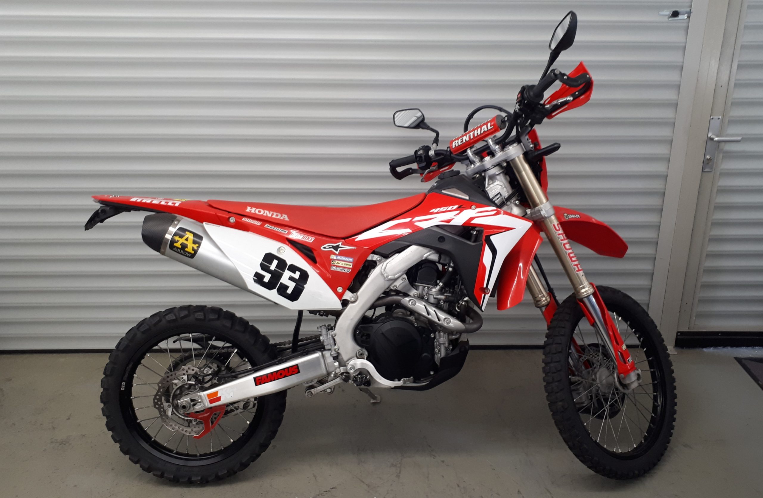 
								HONDA CRF 450 L vollständig									