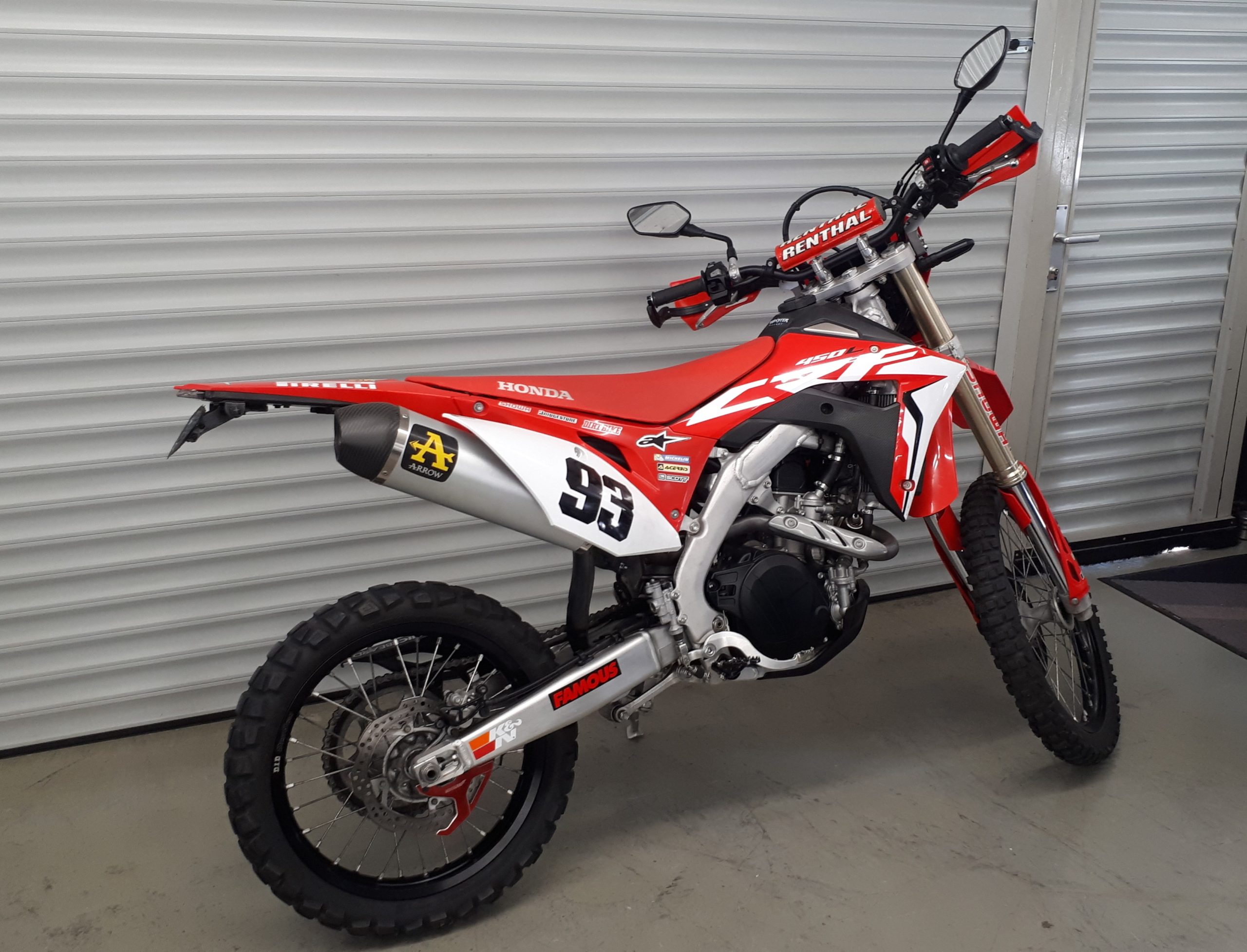 
								HONDA CRF 450 L vollständig									